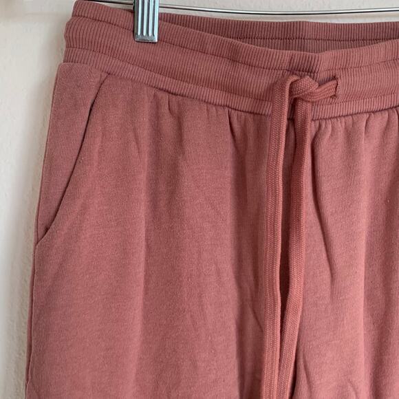 NWT Lulu's Boat House Drawstring Jogger Sweatpants in Mauve Pink - Picture 5 of 10